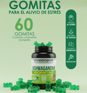 60 GOMITAS ASHWAGANDHA 1000mg
